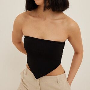 NA-KD Shawl Bandeau Top